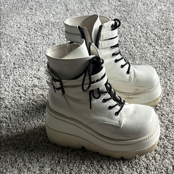 Demonia Platform Rave Boots - Picture 3 of 12